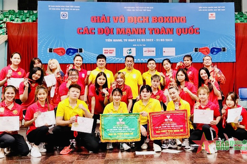 Quân đội và Hà Nội vượt trội tại giải boxing toàn quốc
