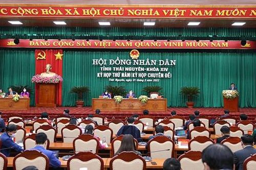 Khai mạc Kỳ họp thứ năm HĐND tỉnh Thái Nguyên khóa XIV, nhiệm kỳ 2021 – 2026