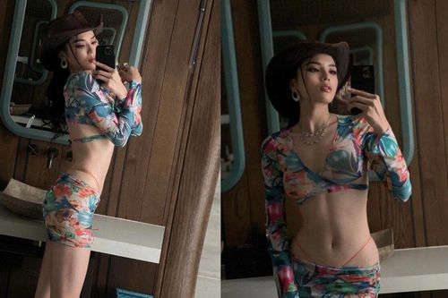 Kỳ Duyên mặc hở bạo liệt khoe vòng eo '3 phần bé tẹo 7 phần sexy'