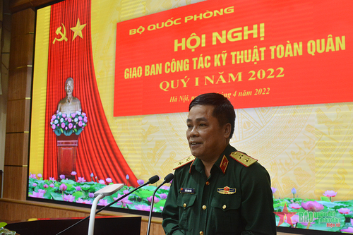 Giao ban công tác kỹ thuật toàn quân quý I năm 2022