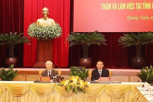 Tổng Bí thư Nguyễn Phú Trọng: Đưa Quảng Ninh trở thành một tỉnh tiêu biểu của cả nước về các mặt