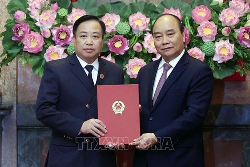 Chủ tịch nước trao Quyết định bổ nhiệm chức vụ Phó Chánh án Tòa án nhân dân tối cao