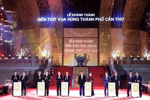 Xây dựng Đền thờ Vua Hùng khẳng định nền độc lập, tự cường, tự chủ toàn diện của dân tộc