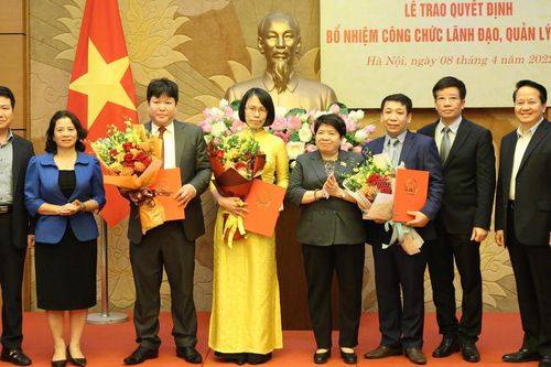 Bổ nhiệm công chức lãnh đạo, quản lý cấp Vụ