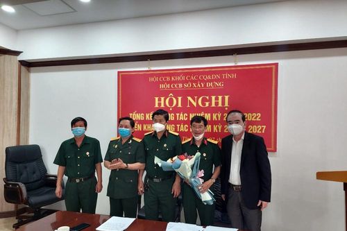 Hội Cựu chiến binh Sở Xây dựng Hà Tĩnh: Đồng hành cùng sự phát triển của ngành Xây dựng