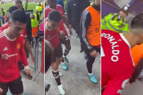 Ronaldo xin lỗi sau khi đập nát điện thoại của fan