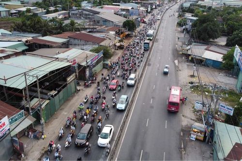 Cửa ngõ TP Hồ Chí Minh không bị ùn tắc nghiêm trọng trong ngày kết thúc kỳ nghỉ lễ