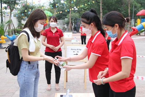 Quận Cầu Giấy: Diễn tập công tác đưa, đón trẻ tới trường