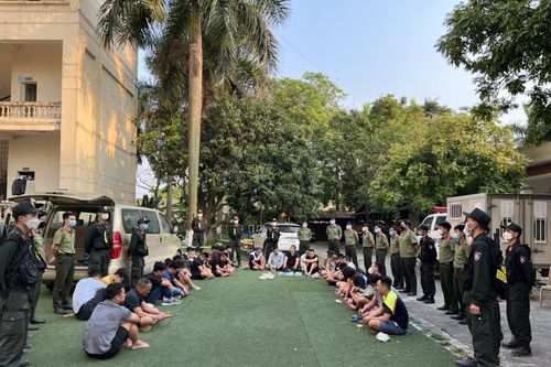 Vĩnh Phúc: Công an triệt phá sới gà, bắt hơn 40 đối tượng
