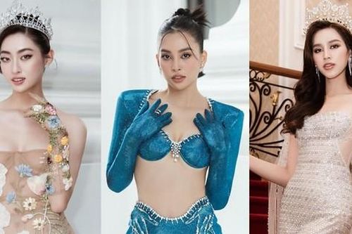 Hoa hậu Đỗ Thị Hà, Tiểu Vy, Lương Thùy Linh đẹp như nữ thần ở thảm đỏ Miss World Vietnam