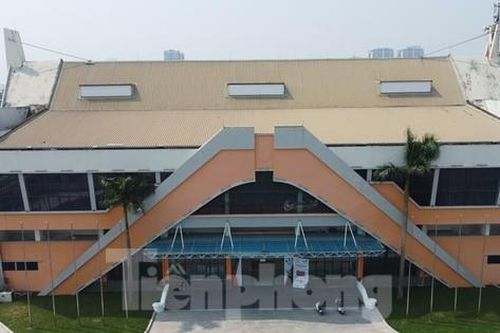 Nhà thi đấu Tây Hồ 'lột xác' sẵn sàng phục vụ SEA Games 31