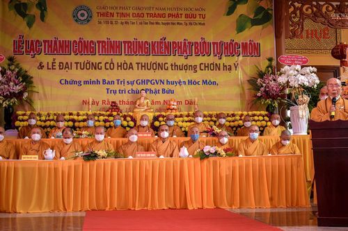 Lễ lạc thành chùa Phật Bửu (huyện Hóc Môn, TP.HCM) và Đại tường cố Hòa thượng Thích Chơn Ý