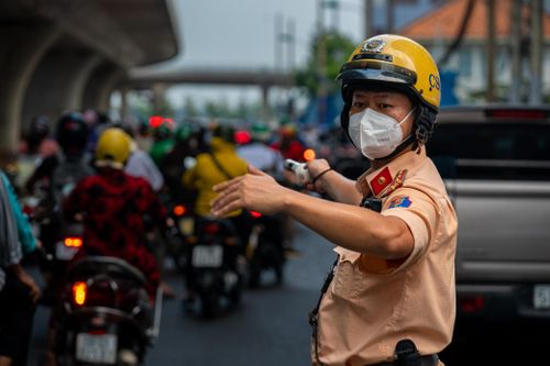 Cấm xe nhiều tuyến đường ở quận 7, TP Thủ Đức từ chiều nay