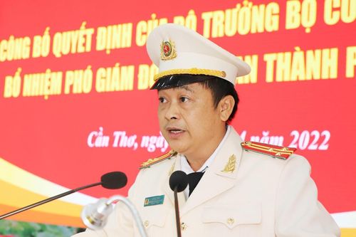 Thượng tá Lê Đức Bảy được bổ nhiệm làm Phó giám đốc Công an Cần Thơ
