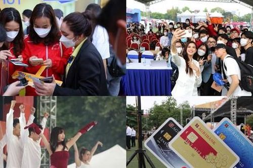 Giới trẻ Hà thành hào hứng mua sắm cuối tuần không dùng tiền mặt tại Sóng Festival 2022