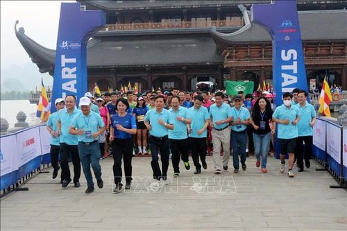 Khoảng 1.000 vận động viên tham gia Giải Marathon vì An toàn giao thông