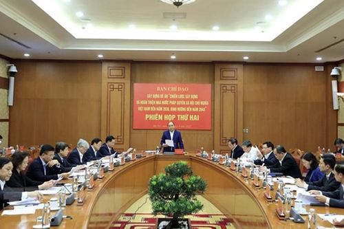 Chủ tịch nước chủ trì Phiên họp thứ hai Đề án chiến lược xây dựng Nhà nước pháp quyền