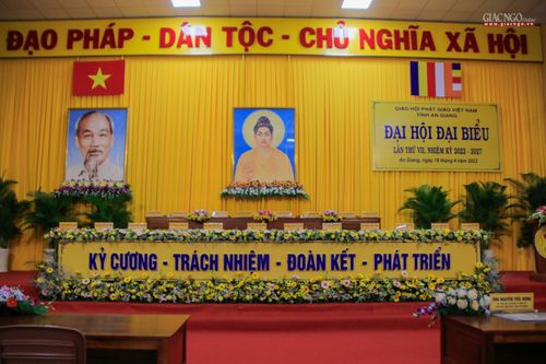An Giang: Đại hội đại biểu Phật giáo tỉnh lần thứ VII đã sẵn sàng