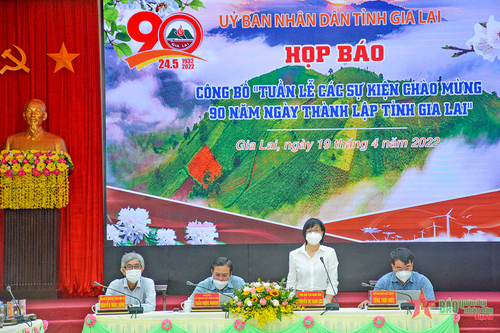 Gia Lai họp báo công bố Tuần lễ các sự kiện chào mừng kỷ niệm 90 năm Ngày thành lập tỉnh