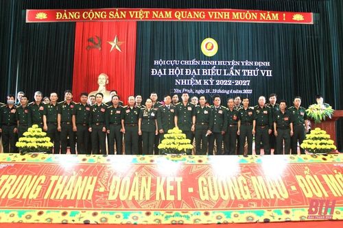 Yên Định tổ chức thành công Đại hội điểm Hội Cựu chiến binh cấp huyện