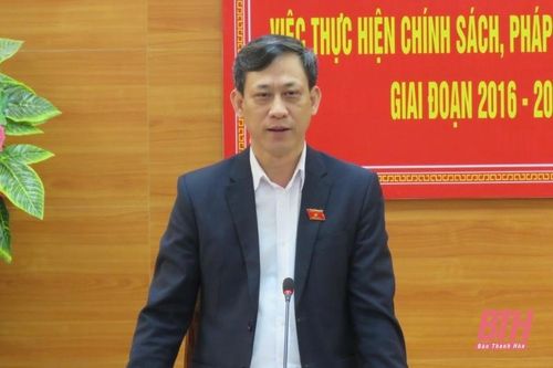 Đoàn ĐBQH tỉnh Thanh Hóa giám sát việc thực hành tiết kiệm, chống lãng phí tại các huyện Quan Sơn, Ngọc Lặc