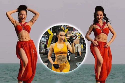 Angela Phương Trinh múa bụng, khoe 6 múi cuồn cuộn