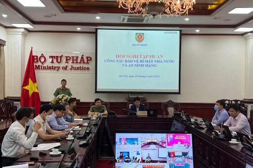 Bộ Tư pháp tập huấn công tác bảo vệ bí mật nhà nước