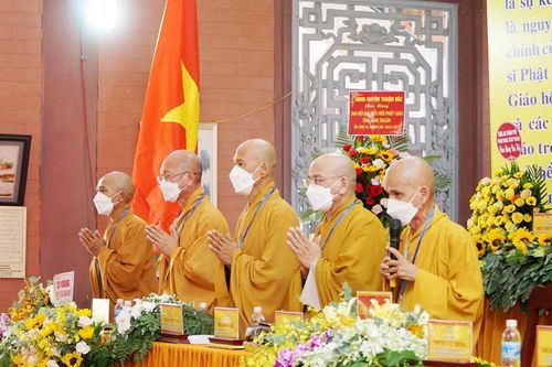 Phiên trù bị Đại hội đại biểu Phật giáo tỉnh Ninh Thuận, tại hội trường chùa Sùng Ân