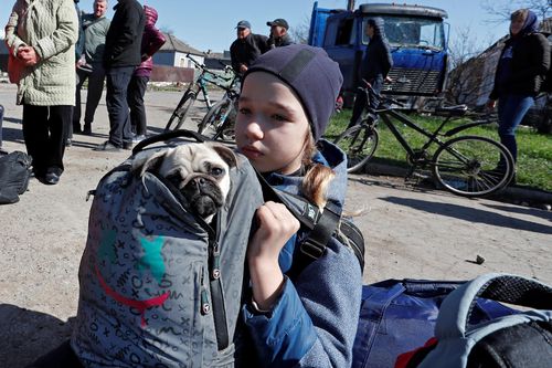 Những người may mắn được sơ tán khỏi Mariupol