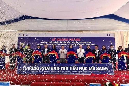 EVN khánh thành trường học theo 'Chương trình 30a' ở Lai Châu