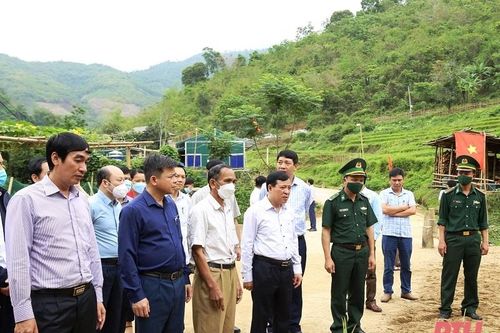 Ban Chỉ đạo 901 tỉnh Thanh Hóa khảo sát thực tế tại huyện Mường Lát