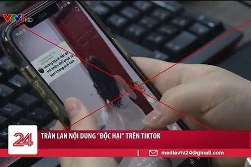 Bản tin của VTV24 về những nội dung 'độc hại' trên TikTok: Gương mặt nào bị réo tên?