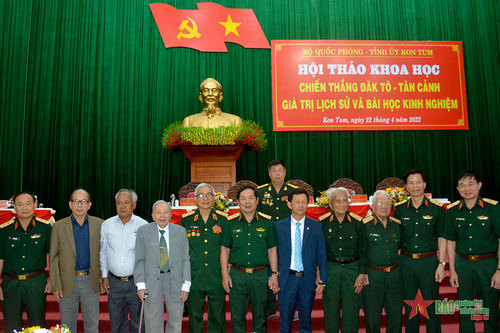 Hội thảo khoa học 'Chiến thắng Đăk Tô-Tân Cảnh- giá trị lịch sử và bài học kinh nghiệm'