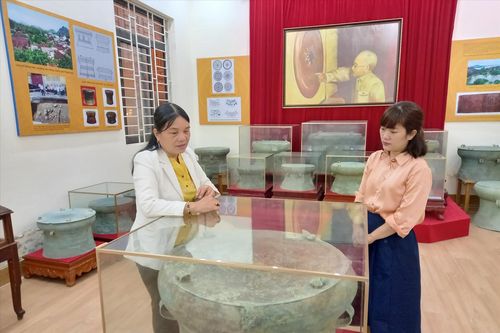 Bảo tàng cổ vật Đông Sơn: Nơi lưu giữ những trống cổ nghìn tuổi