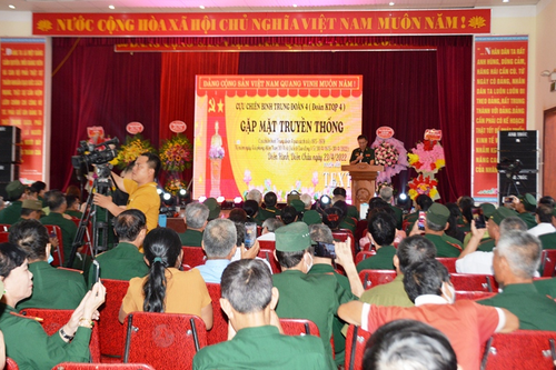 Cựu chiến binh Trung đoàn Bộ binh 4 gặp mặt truyền thống
