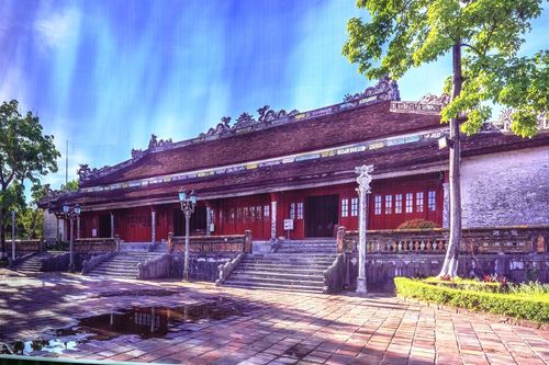 Kỳ công hạ giải trùng tu điện Thái Hòa thuộc Đại nội Huế