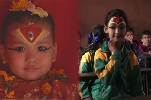 'Nữ thần sống' ở Nepal: Đi học như công chúa, thành thường dân khi dậy thì