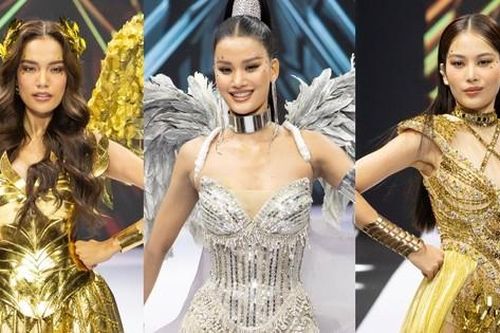 Miss Universe Vietnam: BST đồng thiết kế của Hoa hậu Khánh Vân rực rỡ nhưng chưa đã mắt?