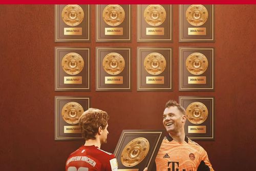 Müller đứng đầu danh sách cầu thủ vô địch Bundesliga nhiều nhất