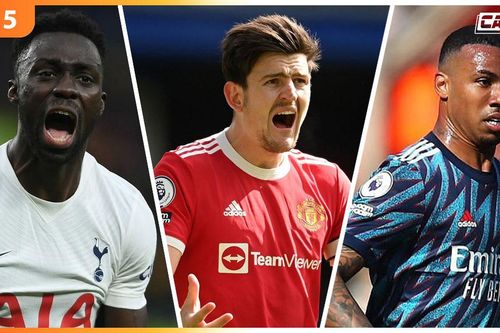 Top 5 hậu vệ mắc lỗi nhiều nhất tại Premier League kể từ năm 2020