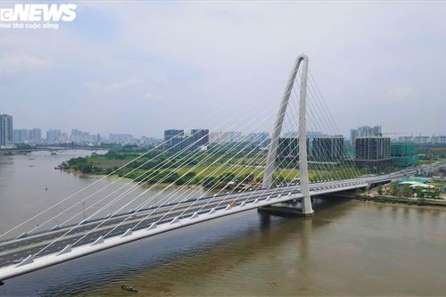 Cận cảnh cầu Thủ Thiêm 2 trước ngày thông xe