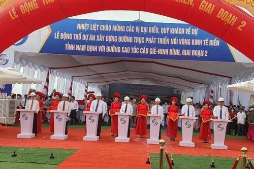 Nam Định: Khởi công giai đoạn 2 tuyến đường nối vùng biển với cao tốc Cầu Giẽ-Ninh Bình