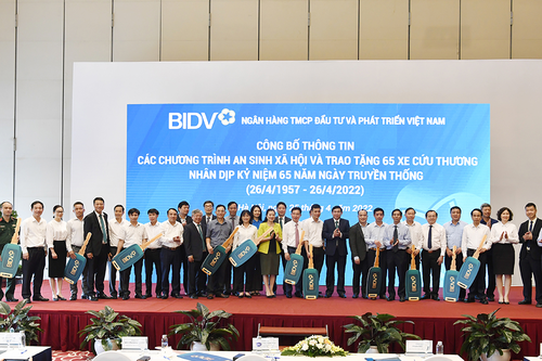 BIDV công bố gói an sinh xã hội lớn nhân dịp kỷ niệm 65 năm ngày thành lập