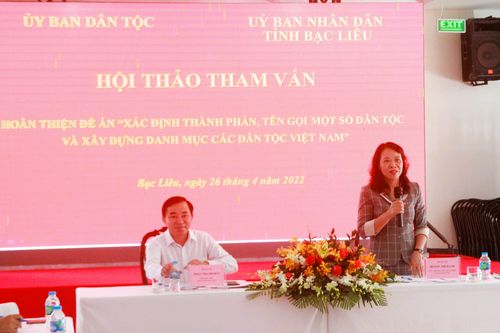 Tham vấn hoàn thiện Đề án 'Xác định thành phần, tên gọi một số dân tộc và xây dựng danh mục các dân tộc Việt Nam'