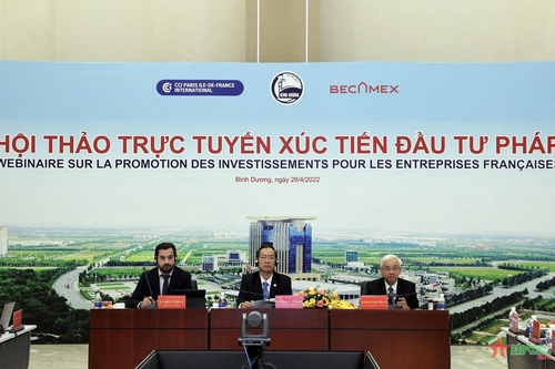 Bình Dương và Becamex IDC tổ chức hội nghị xúc tiến đầu tư với Cộng hòa Pháp