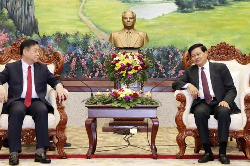 Lãnh đạo Đảng, Nhà nước Lào tiếp đoàn đại biểu cấp cao Ban Tuyên giáo Trung ương Đảng