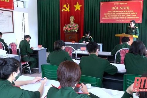Hiệu quả xây dựng chi bộ '3 tốt, 3 không' trong quân đội Thanh Hóa