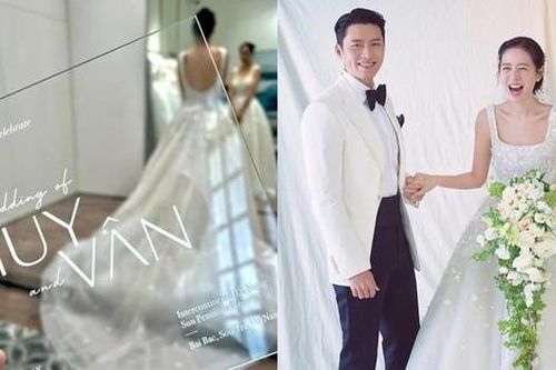 Truy tìm lai lịch mẫu váy cưới mà Ngô Thanh Vân diện thử: Đụng hàng với Son Ye Jin?