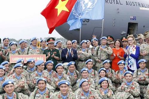 Chủ tịch nước dự lễ xuất quân đội công binh đầu tiên tham gia gìn giữ hòa bình LHQ