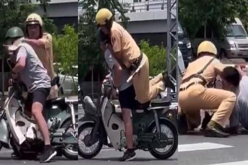 Thông tin mới vụ chiến sĩ CSGT quật ngã nam thanh niên trên phố